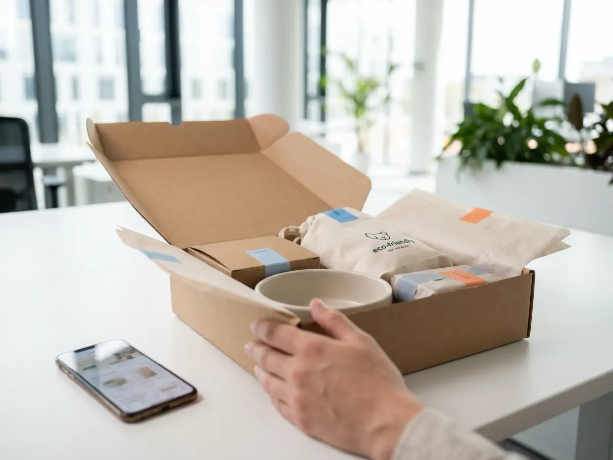 Modern unboxing experience for a direct-to-consumer pet brand with premium packaging